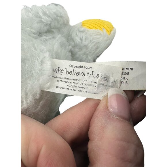 Make Believe Ideas Elephant Ribbons Rattle Crinkle Stuffed Animal Toy Plush 12" - Picture 5 of 5